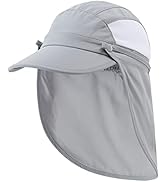 Connectyle Kids Sun Hat with Removable Neck Flap UPF 50+ Sun Protection Baseball Cap Summer Beach...