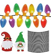 38Pcs Christmas Reflective Car Magnets Set - Christmas Decorations - Christmas Gnome Magnets Deco...
