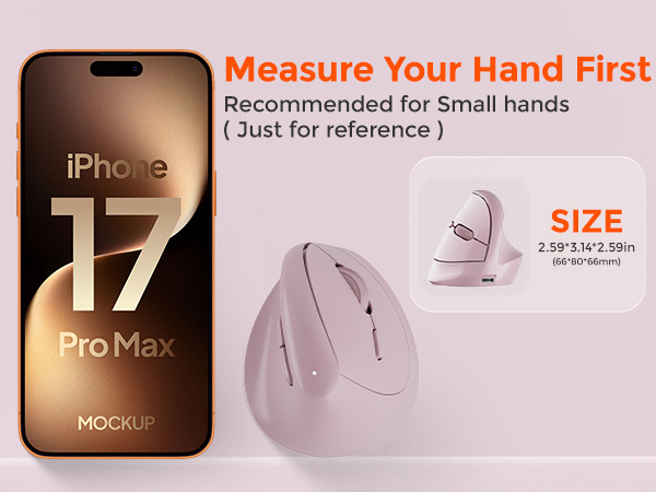 Ergonomic Vertical Wireless Mouse
