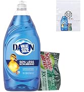 Dawn Ultra Liquid Dish Soap Degreaser, Original Scent, 38 Fl Oz bundled with Heavy Duty Scotch Br...