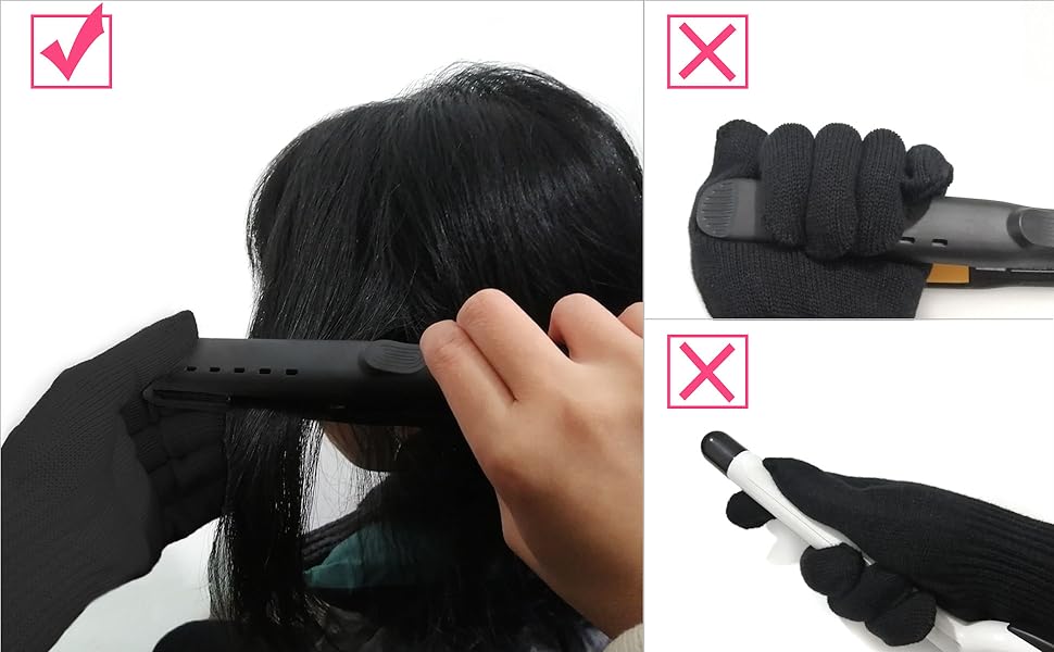 flat iron glove