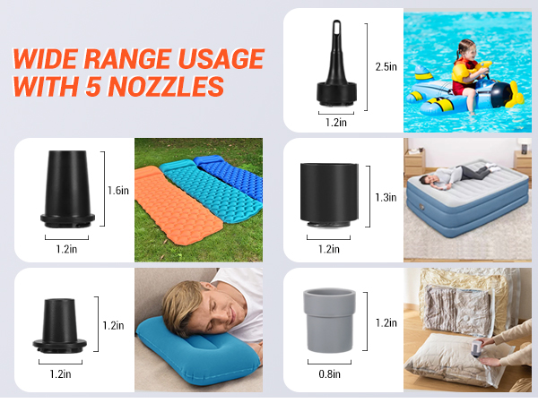 air pump for inflatables air mattress pump portable air pump mini electric air pump