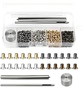 800pcs 2mm Grommets Eyelets with 3Pcs Grommet kit Setting Tool Kit for Leather Shoes Clothes Craf...
