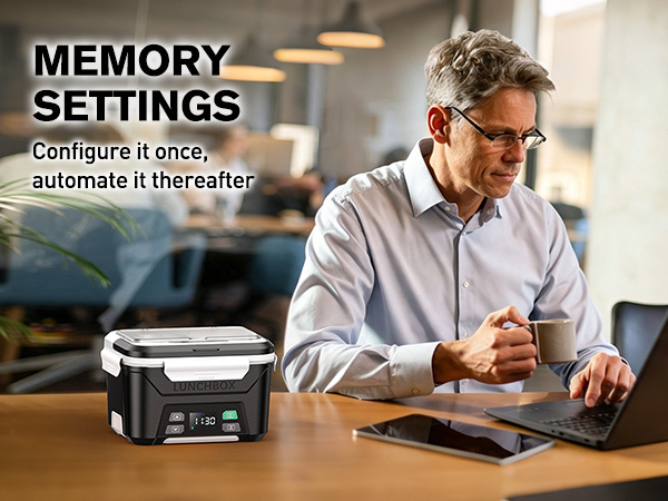 smart lunch box with heating