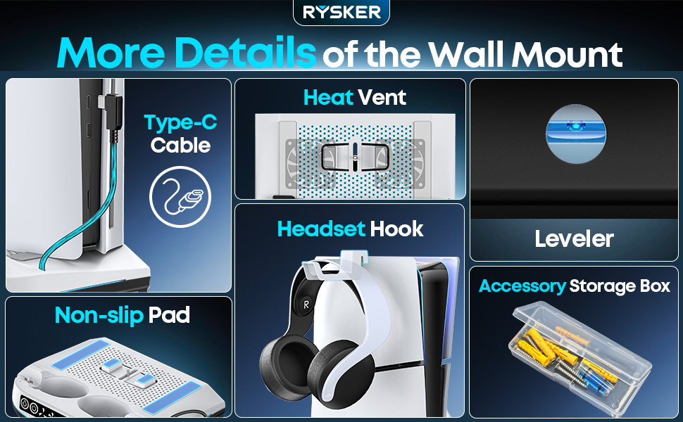 play station mount wall