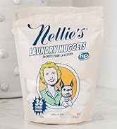Nellie's Laundry Nuggets - Plant-Based Laundry Detergent Pods - 36 Loads