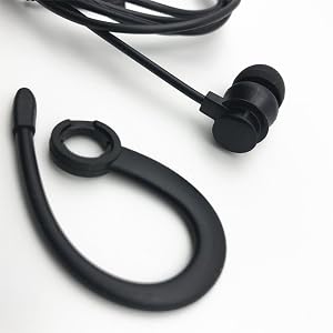 The Ear hook can be removable to fit your left or right ear