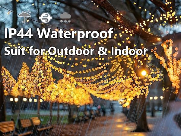 Waterproof LED Lights (The plug is not waterproof. Please keep the plug away from water when using)