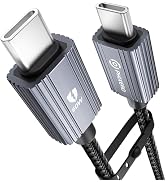 PHIXERO USB C Charger Cable, 60W 6.6FT USB C to USB C Cable, Fast Charging Type C Charger Cable C...
