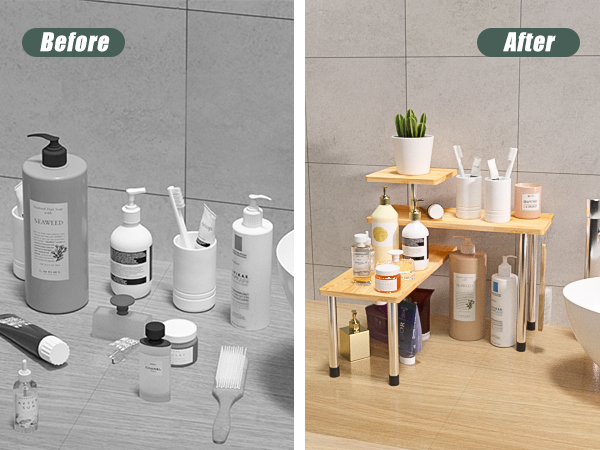 bathroom countertop organizer