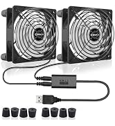 MEGAttA 120mm High Speed 2500 RPM Low Noise External Cooling Fan,for Receiver,Raspberry, PlayStat...