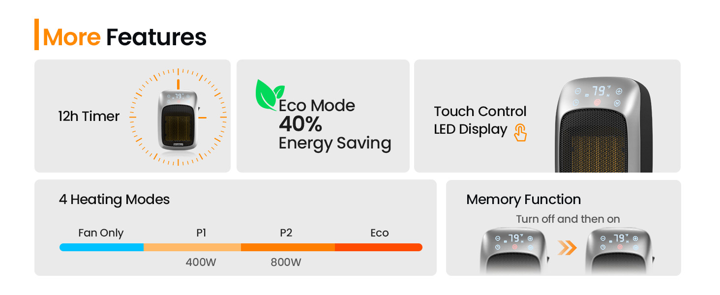 portable plug in heater