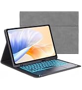 Keyboard Case for Samsung Galaxy Tab S10+ Plus / S9 FE+ Plus / S9+ Plus 12.4inch - 7 Colors Backl...