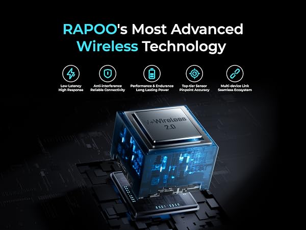Rapoo MT760 Multi-Device Wireless Mouse