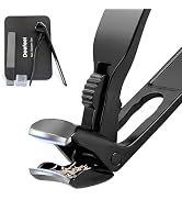 Deepfeel Long Handle Toenail Clippers for Seniors, Ergonomic Nail Clippers for Thick Toenails, Wi...