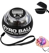 Wrist Trainer Ball Auto-Start Gyroscopic Forearm Exerciser Gyro Bal | for Strengthen Arms, Finger...