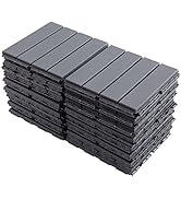 30 Pack Plastic Interlocking Deck Tiles, 12 x 12 in Patio Tiles Outdoor Interlocking All Weather ...
