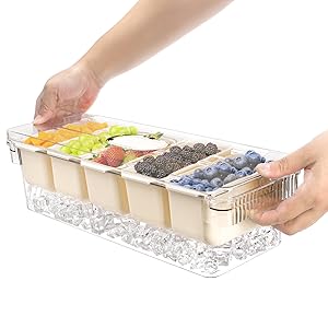 chilled garnish tray
