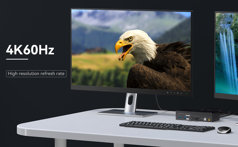Enjoy the Stunning View of 4K60Hz Ultra HD