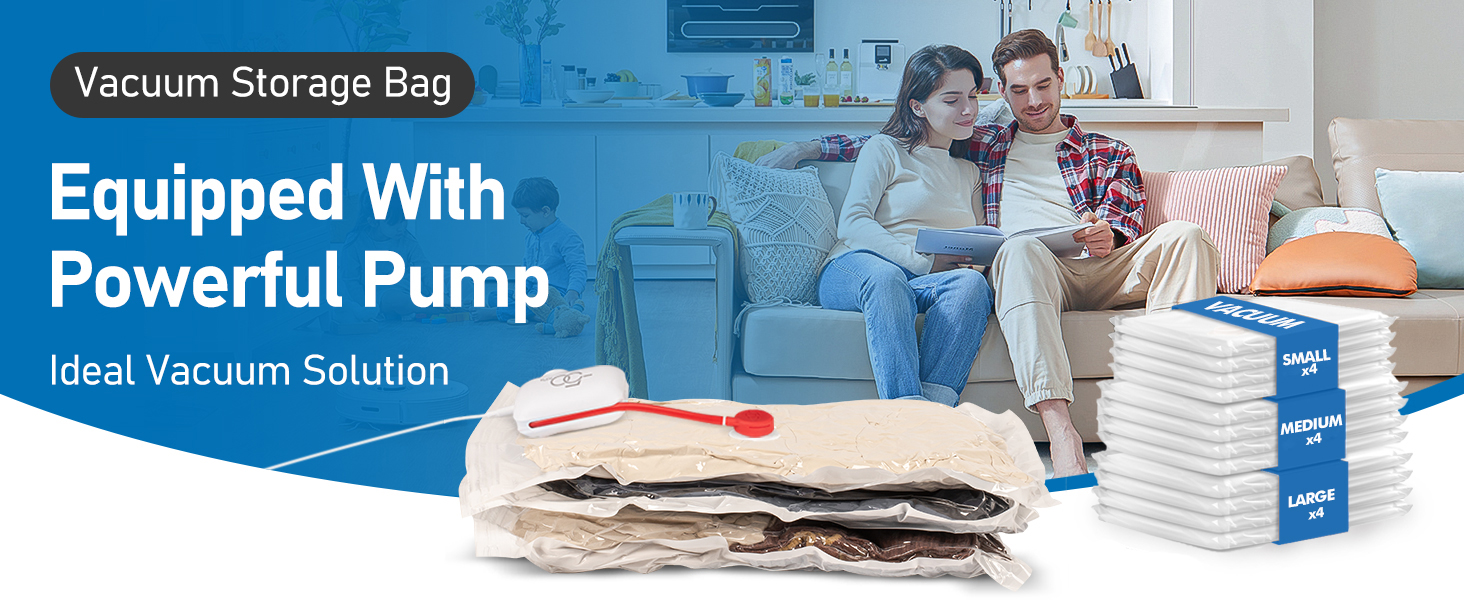 Vacuum storage bags