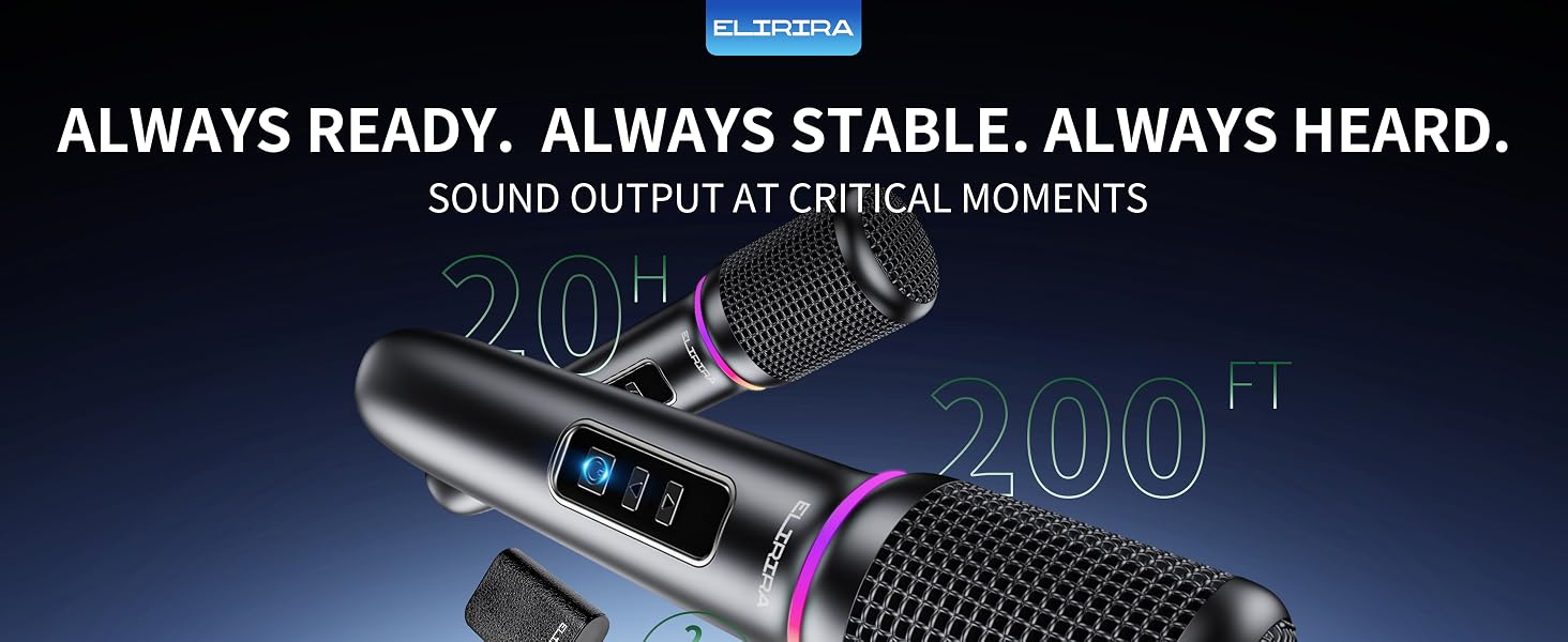 ELIRIRA STEADYCORE SERIES Wireless Microphone System