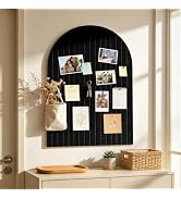 Markdang Large Arched Felt Bulletin Board 35" x 24", 6 Pack Cork Boards Alternative for Walls wit...