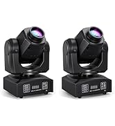 MINGJIE 60W LED Moving Head Stage Lights with DMX512 Control - 8 Gobos & 8 Colors, Sound Activate...