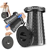 NUMANU Taller & Wider XXL Collapsible Stool, 2025 Upgraded Max 1,000lbs Portable Foldable Stool, ...