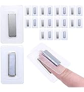 SEMINI Hidden Sew Magnetic Snap Invisible Hidden Sew in PVC Hidden Purse Closure for Fastener Han...