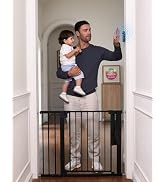 Babelio Smart Baby Gate with Auto-Unlock/Close, Pressure Mounted No Drill for Doorways/Top of Sta...