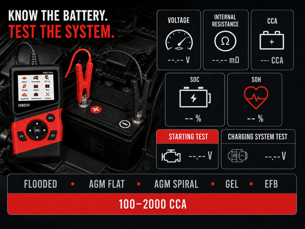 Car battery tester