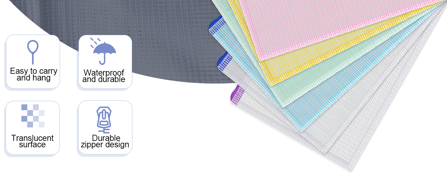 Mesh Zipper Pouches