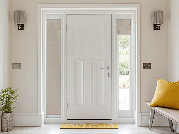side door window curtains