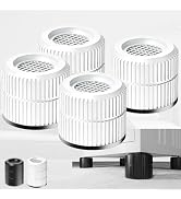 Round Anti Vibration Pads for Washing Machine, Stackable 1.3/2.5/3.6 Inch Heightening Support for...
