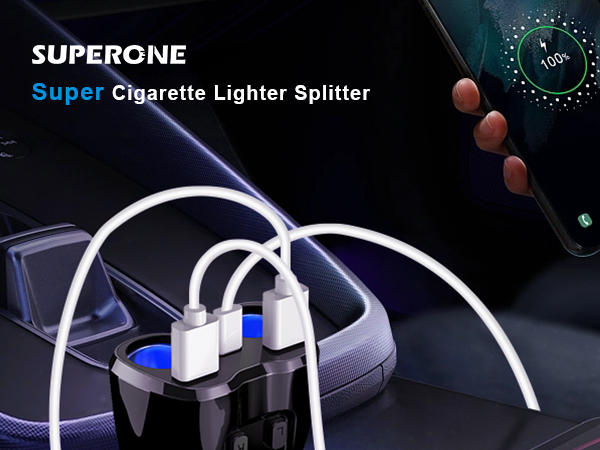 Cigarette Lighter Splitter