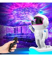 Galaxy Projector for Bedroom, Star Projector Night Light for Kids | Astronaut Projector with Time...
