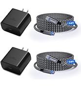 45W USB-C Super Fast Charger, 2 PACK 45 Watt Type C PD/PPS Android Phone Wall Charging Block for ...