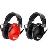 Dr.meter Ear Muffs for Noise Reduction: EM100 27.4 NRR Kids Noise Cancelling Headphones with Adju...