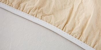 cream white flannel backed