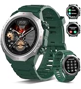Military Smart Watches for Men(Answer/Make Calls), 1.39"HD Fitness Watch, 24/7 Heart Rate Sleep M...