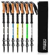 Foxelli Trekking Poles â?? Lightweight Collapsible Trekking Poles for Hiking Men & Women, Perfect B...