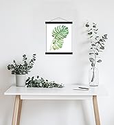 HEART ART Magnetic Poster Hanger Frame,8x10,8x12,8x8 Poster Frame Wood Wooden Magnet Hanging Kit ...