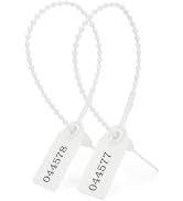 Plastic Security Tamper Seals Shipping Tags Disposable Signage Numbered Pull Tight Padlock Safety...