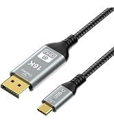 CABLEDECONN USB-C Thunderbolt 4 to displayport 2.1 16K Video Cable