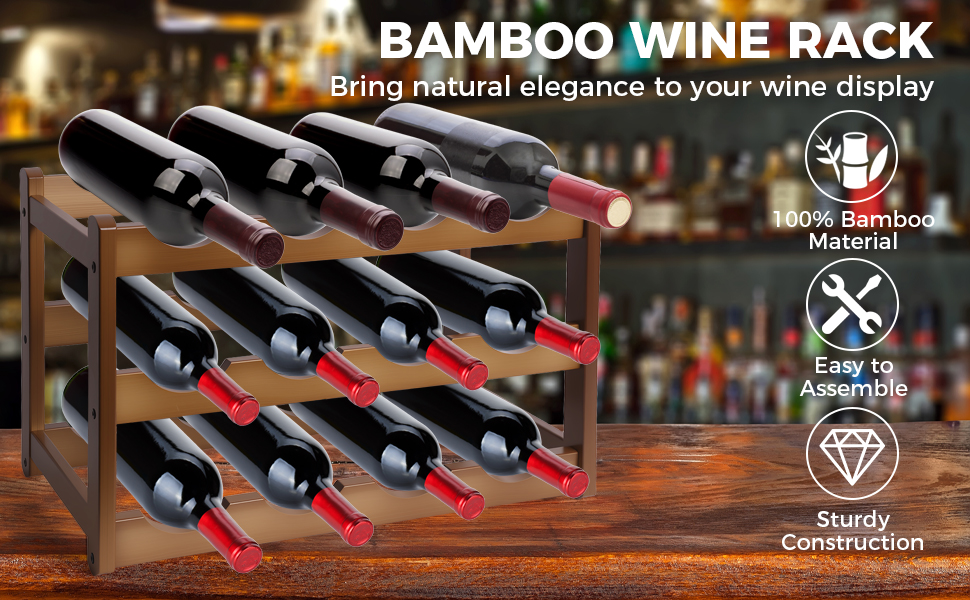 Bamboo Wine Rack