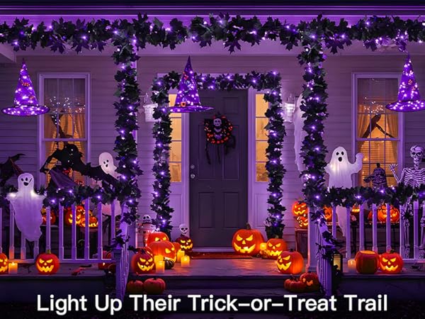 halloween garland lights