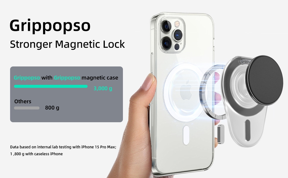 magsafe magnetic phone grip holder stand