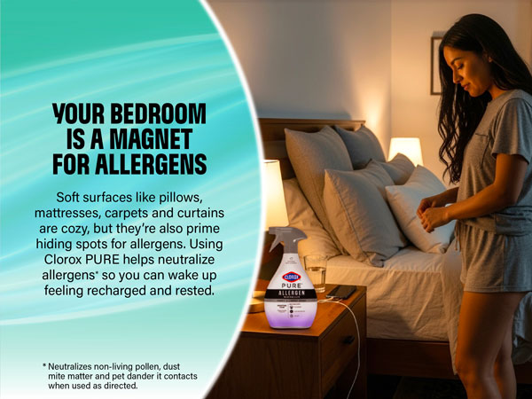 Your bedroom is a magnet for allergens
