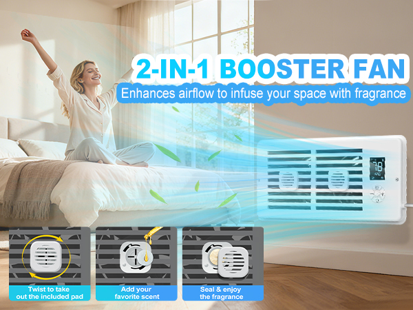 air vent booster fan