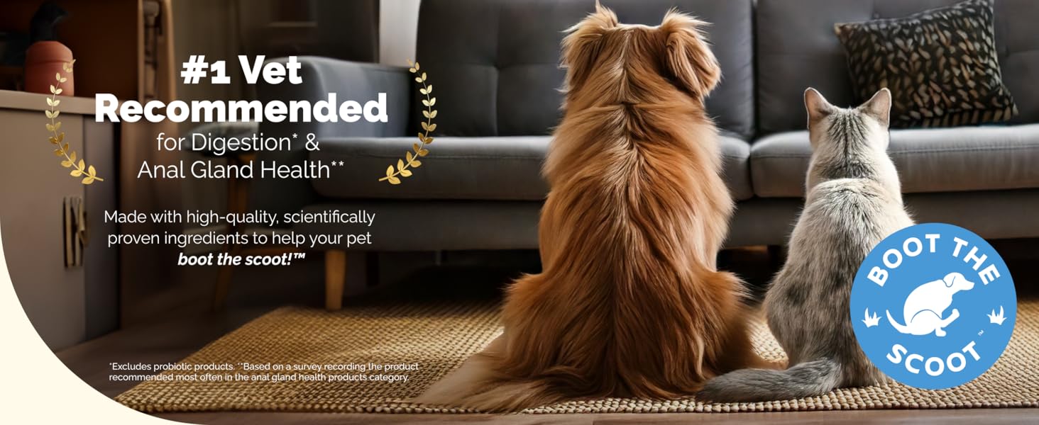 Vetnique Glandex wipes and sprays for dogs and cats, #1 vet recommended for gland care
